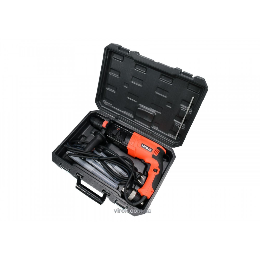 Перфоратор мережевий SDS+ YATO 850 Вт - фото 3 Перфоратор мережевий SDS+ YATO 850 Вт - фото 3