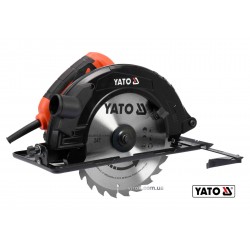 Пила дискова мережева YATO 2800 Вт диск 235 x 25.4 x 3 мм 0-45° 85 мм Пила дискова мережева YATO 2800 Вт диск 235 x 25.4 x 3 мм 0-45° 85 мм