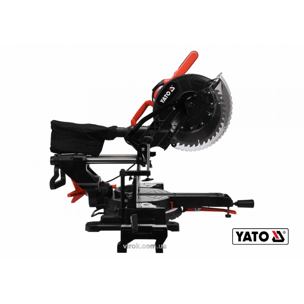 Пила торцьовальна з лазером і протяжкою YATO 1.8 кВт диск 305 x 30 мм - фото 1 Пила торцьовальна з лазером і протяжкою YATO 1.8 кВт диск 305 x 30 мм - фото 1