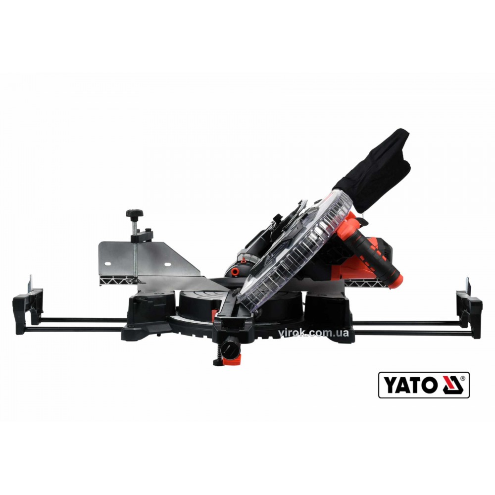 Пила торцьовальна з лазером і протяжкою YATO 1.8 кВт диск 305 x 30 мм - фото 2 Пила торцьовальна з лазером і протяжкою YATO 1.8 кВт диск 305 x 30 мм - фото 2