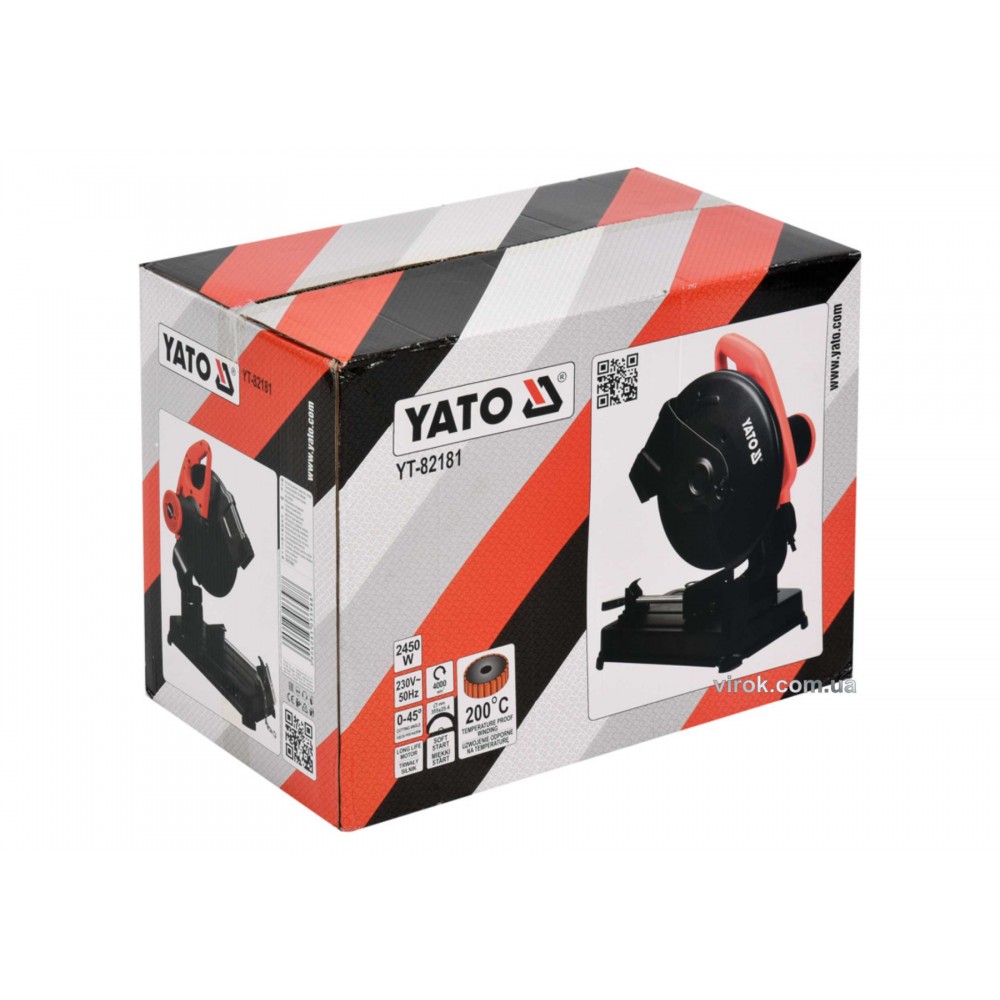 Пила торцювальна по металу YATO 2450 Вт диск 355 мм - фото 3 Пила торцювальна по металу YATO 2450 Вт диск 355 мм - фото 3