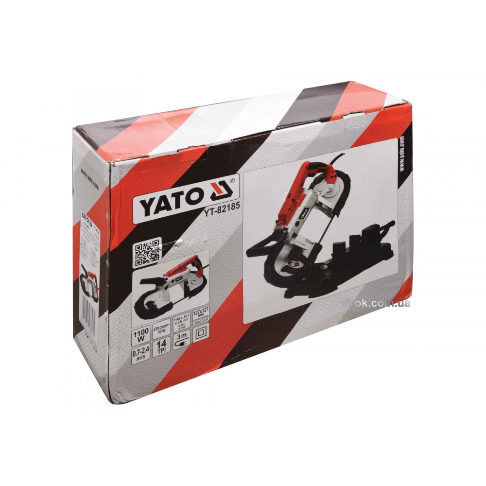 Пила стрічкова мережева на знімній підставці YATO 1100 Вт 1140 х 12.7 х 0.6 мм 127 х 127 мм - фото 5 Пила стрічкова мережева на знімній підставці YATO 1100 Вт 1140 х 12.7 х 0.6 мм 127 х 127 мм - фото 5