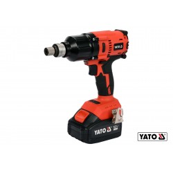 Гайковерт ударний акумуляторний безщітковий YATO Li-Ion 18 В 3 Агод 700 Нм 1/2" + кейс Гайковерт ударний акумуляторний безщітковий YATO Li-Ion 18 В 3 Агод 700 Нм 1/2" + кейс
