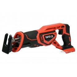 Пила шабельна акумуляторна YATO Li-Ion 18 В (без акумулятора і зарядного пристрою) Пила шабельна акумуляторна YATO Li-Ion 18 В (без акумулятора і зарядного пристрою)