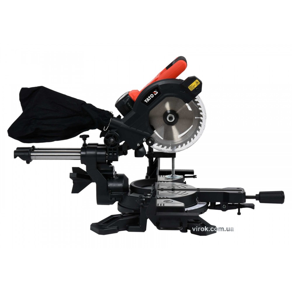 Пила торцьовальна по дереву акумуляторна YATO Li-Ion 18 В 4 Агод диск 185 мм - фото 1 Пила торцьовальна по дереву акумуляторна YATO Li-Ion 18 В 4 Агод диск 185 мм - фото 1