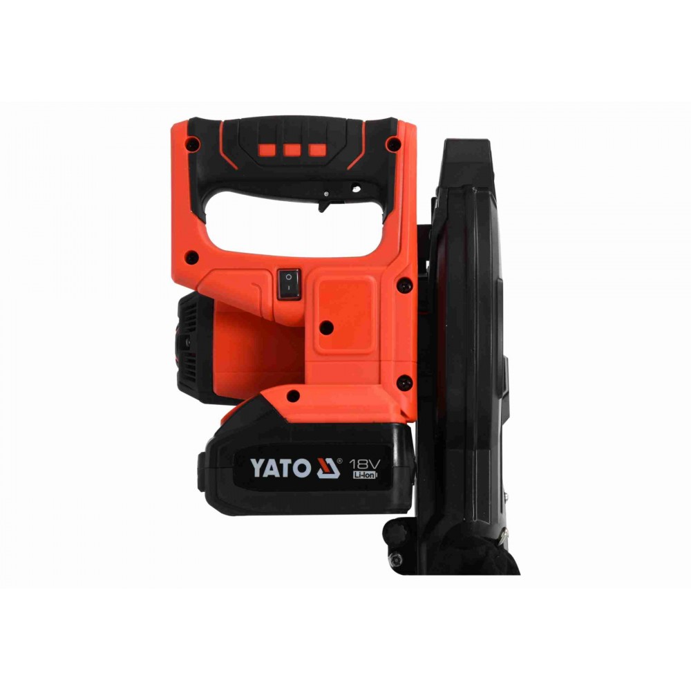 Пила торцьовальна по дереву акумуляторна YATO Li-Ion 18 В 4 Агод диск 185 мм - фото 5 Пила торцьовальна по дереву акумуляторна YATO Li-Ion 18 В 4 Агод диск 185 мм - фото 5