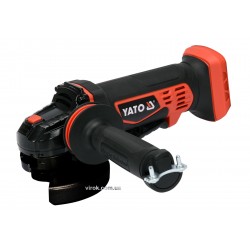 Шліфмашина кутова акумуляторна YATO Li-Ion 18 В (без акумулятора і зарядного пристрою) Шліфмашина кутова акумуляторна YATO Li-Ion 18 В (без акумулятора і зарядного пристрою)