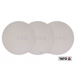 Сітка абразивна м'яка на липучці до шліфмашини YATO G80 225 мм 3 шт