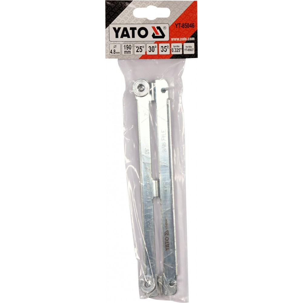 Направляюча до напильника YT-85027 з гвинтовим кріпленням YATO Ø4.8 x 190 х 30 мм під 25°/30°/35° - фото 2 Направляюча до напильника YT-85027 з гвинтовим кріпленням YATO Ø4.8 x 190 х 30 мм під 25°/30°/35° - фото 2