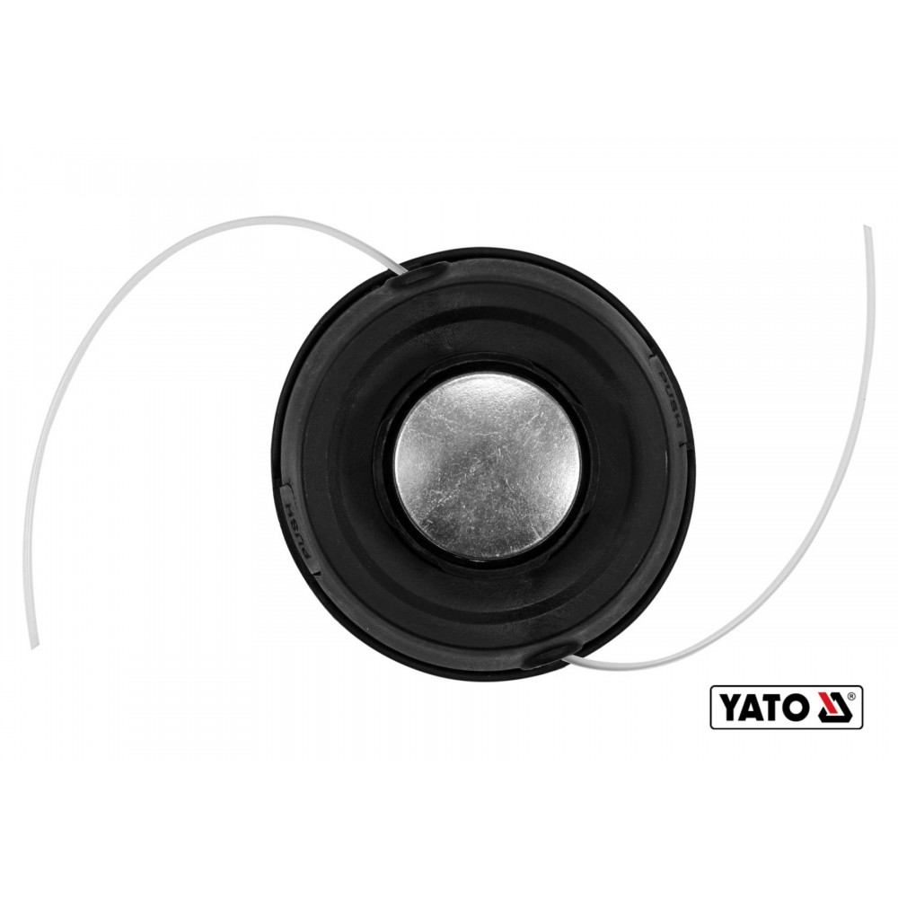 Головка для кріплення жилки до газонокосарок YATO Ø2.2-3 мм M12x1.75 + 4 адаптера - фото 1 Головка для кріплення жилки до газонокосарок YATO Ø2.2-3 мм M12x1.75 + 4 адаптера - фото 1