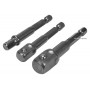 Тримачі-адаптери торцевих головок 1/4" YATO 1/4" 3/8" 1/2" 3 шт - фото 5