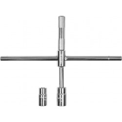 Ключ для коліс хрещатий розкладний YATO з головками М17, М19, М21, М23 мм, квадрат 1/2" Ключ для коліс хрещатий розкладний YATO з головками М17, М19, М21, М23 мм, квадрат 1/2"