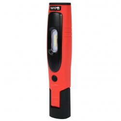 Ліхтар акумулят. Li-Ion- 3.7V, YATO з 3,5 Вт і 3 Вт світлодіодами, магнітом в компл. з USB зарядн. Ліхтар акумулят. Li-Ion- 3.7V, YATO з 3,5 Вт і 3 Вт світлодіодами, магнітом в компл. з USB зарядн.