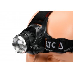 Ліхтар на чоло світлодіодний XM-L2 CREE YATO 10 Вт 450 лм 4 х АА Ліхтар на чоло світлодіодний XM-L2 CREE YATO 10 Вт 450 лм 4 х АА