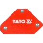 Кутники магнітні для зварюв YATO: кут: 45°, 90°, 135°, 2- 4.5 кг, 43х72х12мм, 4- 11,5кг, 82х118х14мм - фото 4