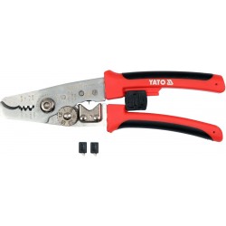 Кліщі для обрізання і знімання ізоляції з провідників YATO Ø≤ 10,5 мм, L= 200 мм Кліщі для обрізання і знімання ізоляції з провідників YATO Ø≤ 10,5 мм, L= 200 мм