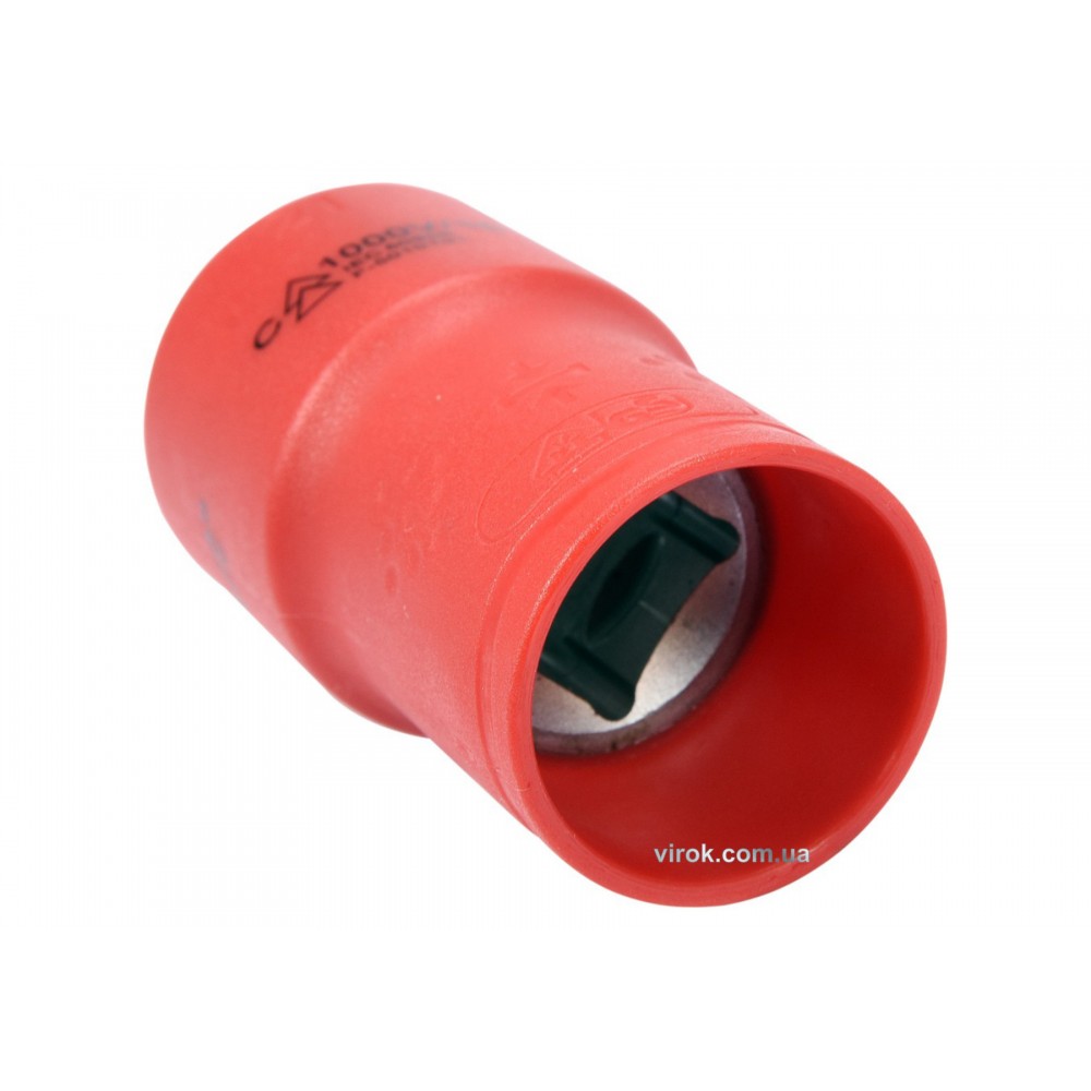 Головка торцева шестигранна діелектрична YATO 1/2" М11 х 55/38 мм VDE до 1000 В - фото 1 Головка торцева шестигранна діелектрична YATO 1/2" М11 х 55/38 мм VDE до 1000 В - фото 1