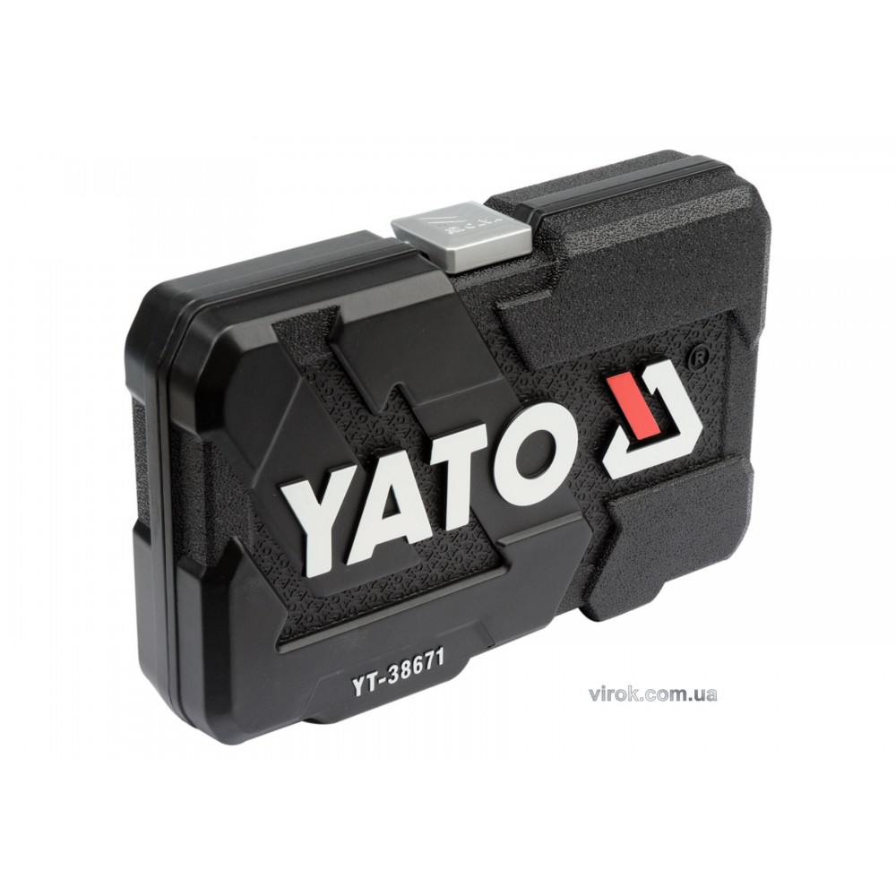 Набір головок торцевих YATO 1/2" М10-24 мм 12 шт - фото 2 Набір головок торцевих YATO 1/2" М10-24 мм 12 шт - фото 2