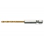 Свердло по металу з шестигранним хвостовиком 1/4" YATO HSS-TiN 2.5 х 80/30 мм