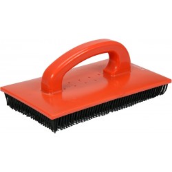 Щітка декоративна для штукатурок YATO, 140х 235 мм з ручною. гумовий ворс Щітка декоративна для штукатурок YATO, 140х 235 мм з ручною. гумовий ворс