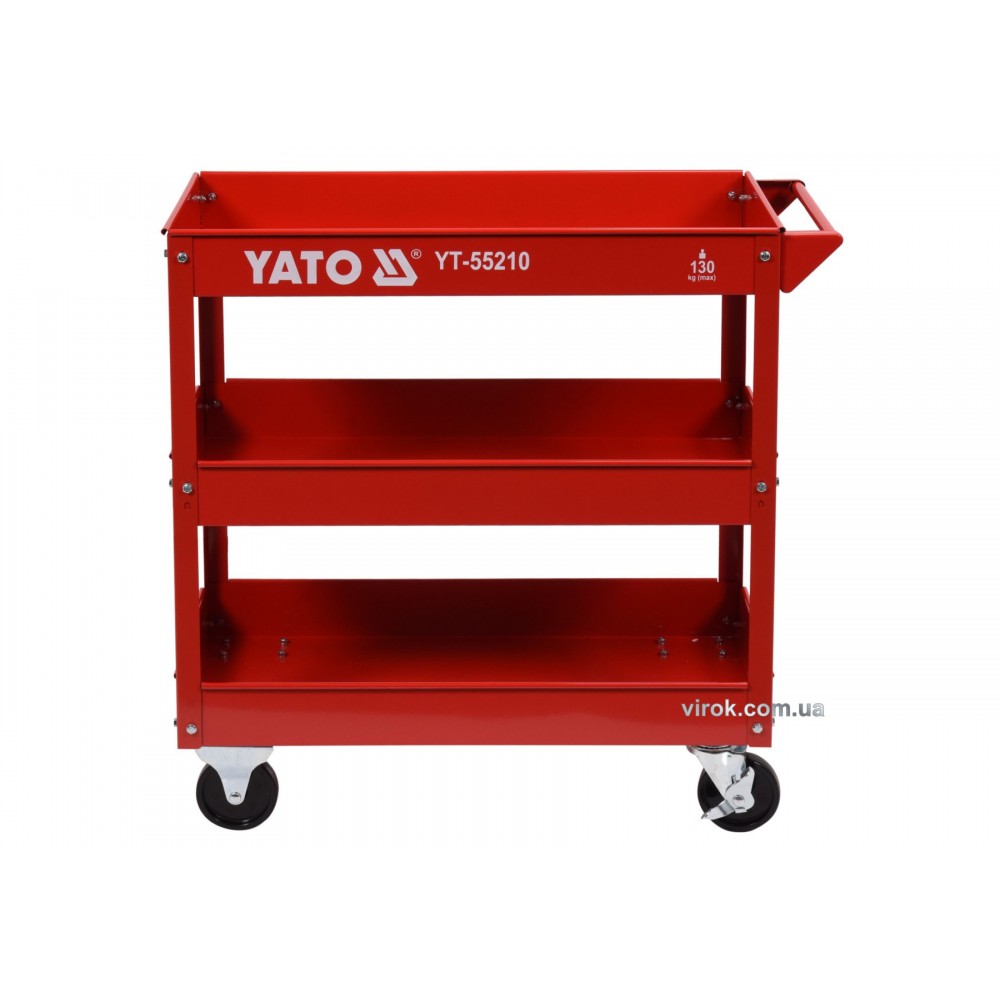 Візок 3-рівневий на 4 колесах YATO 130 кг - фото 1 Візок 3-рівневий на 4 колесах YATO 130 кг - фото 1