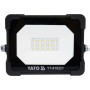 Прожектор з SMD-діодним випромінювачем YATO: 10 Вт, 230 В, 950 Лм, 15 діодів, 115x 98x 32 мм - фото 3