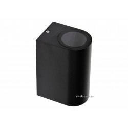 Світильник настінний півовальний мережевий YATO 2LED 35 Вт 68 х 150 х 92 мм цоколь GU10