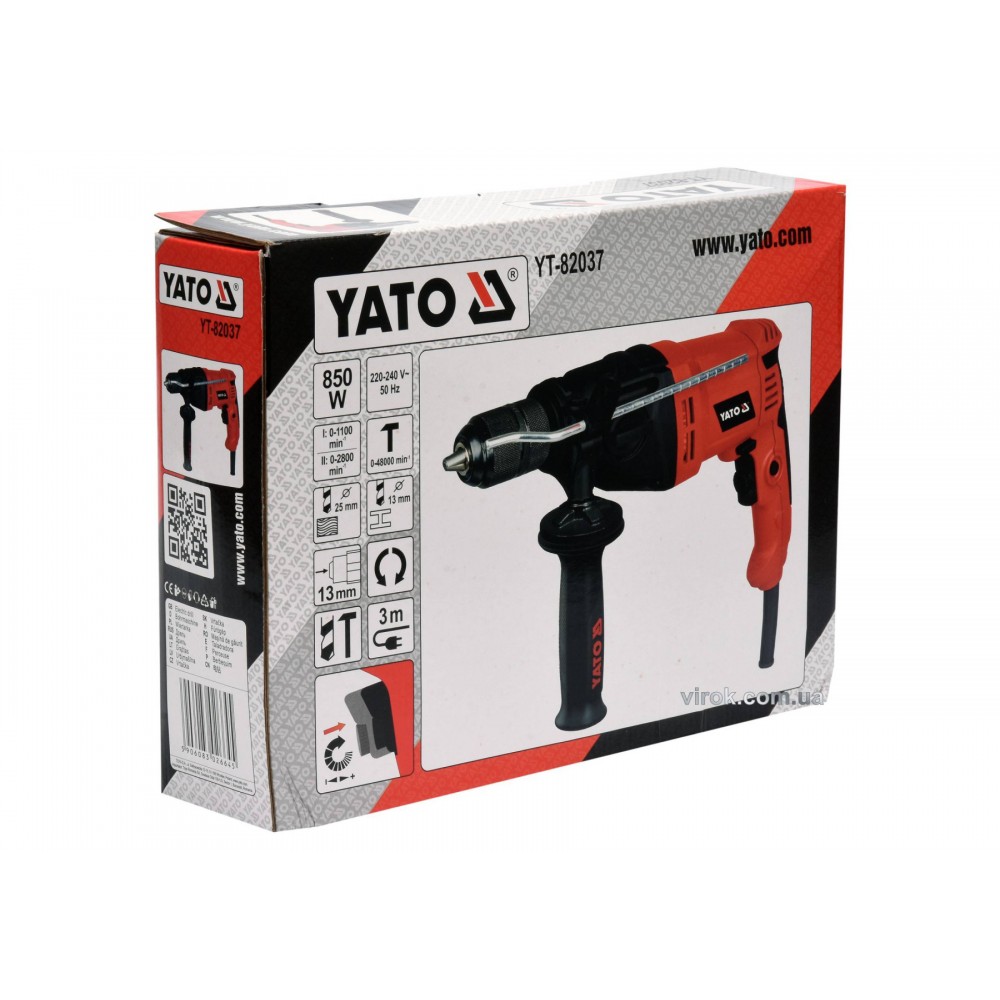 Дриль ударний YATO 850 Вт - фото 2 Дриль ударний YATO 850 Вт - фото 2