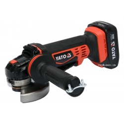 Шліфмашина кутова акумуляторна YATO Li-Ion 18 В 2 АГод Шліфмашина кутова акумуляторна YATO Li-Ion 18 В 2 АГод
