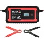 Зарядний прилад мережевий з LCD дисплеєм 230В YATO до акумуляторів 6V-2А 12V-10А, макс. 240AГод