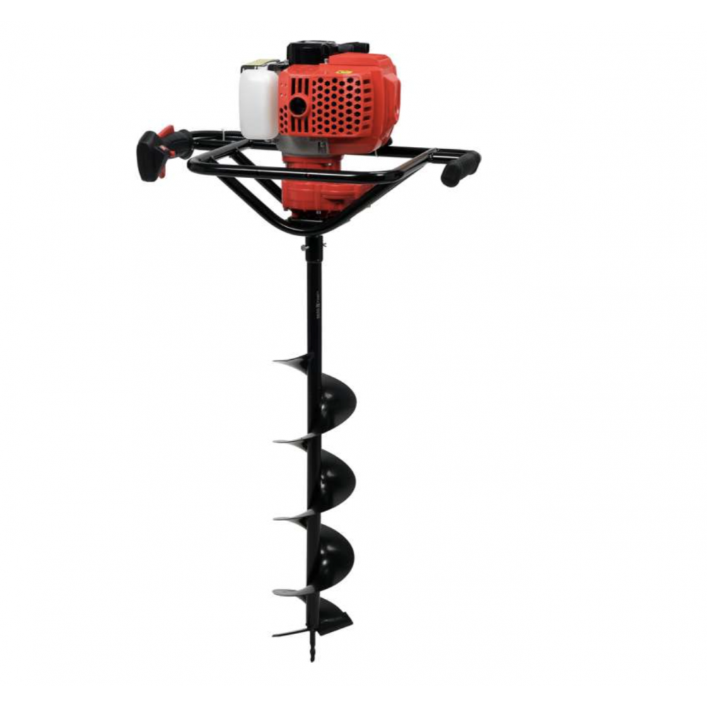 Мотобур бензиновий YATO; 1,4 кВт, зі шнеком Ø≤ 200 мм, 320 об/хв, 3 шнека і подовжува - фото 1 Мотобур бензиновий YATO; 1,4 кВт, зі шнеком Ø≤ 200 мм, 320 об/хв, 3 шнека і подовжува - фото 1