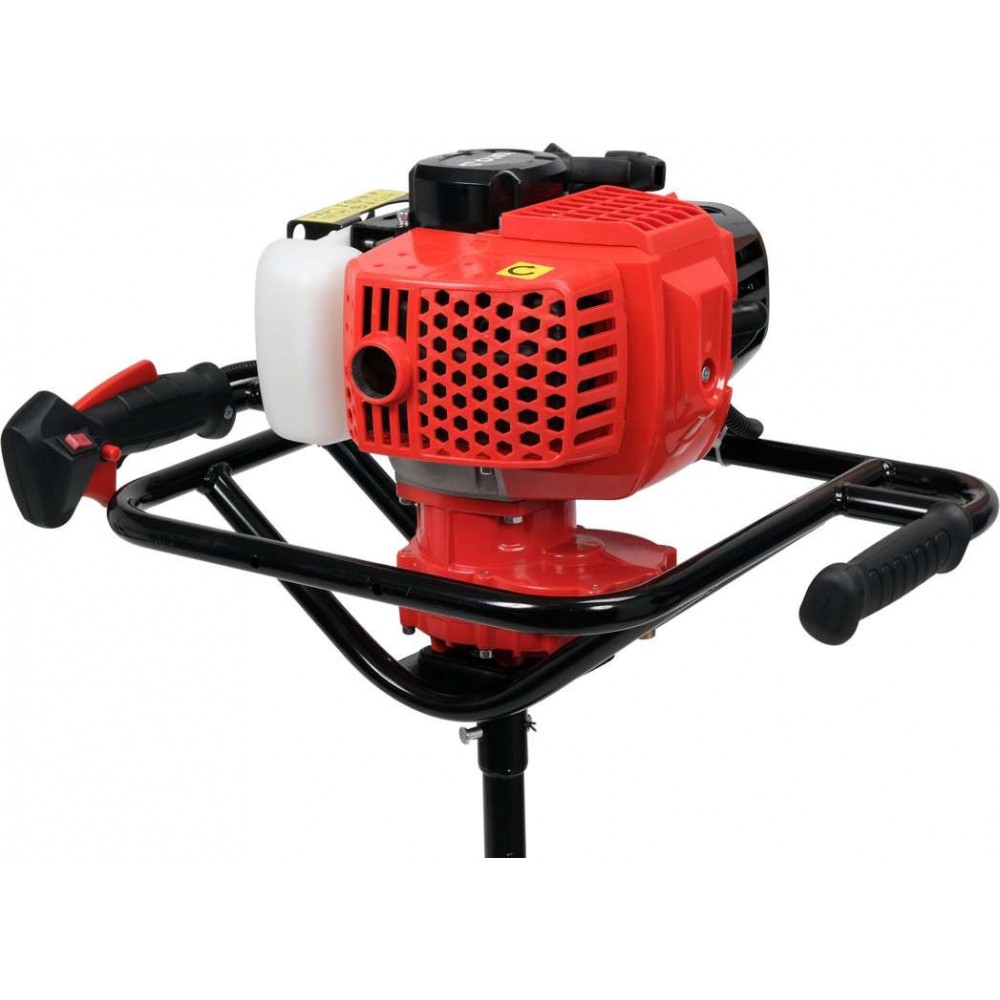 Мотобур бензиновий YATO; 1,4 кВт, зі шнеком Ø≤ 200 мм, 320 об/хв, 3 шнека і подовжува - фото 3 Мотобур бензиновий YATO; 1,4 кВт, зі шнеком Ø≤ 200 мм, 320 об/хв, 3 шнека і подовжува - фото 3