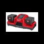 Зарядний пристрій M18 DBSC Dual SUPER CHARGER MILWAUKEE - фото 2 Зарядний пристрій M18 DBSC Dual SUPER CHARGER MILWAUKEE - фото 2