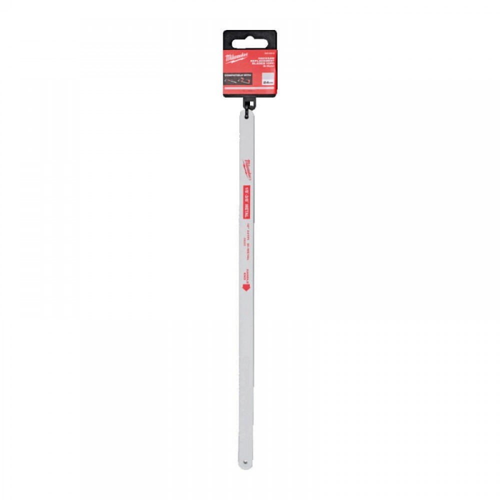 Змінні полотна для ножівки 300 мм х 24 зуб. (10 шт.) MILWAUKEE - фото 1 Змінні полотна для ножівки 300 мм х 24 зуб. (10 шт.) MILWAUKEE - фото 1