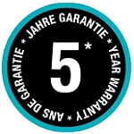 Гарантія від виробника: 5 років